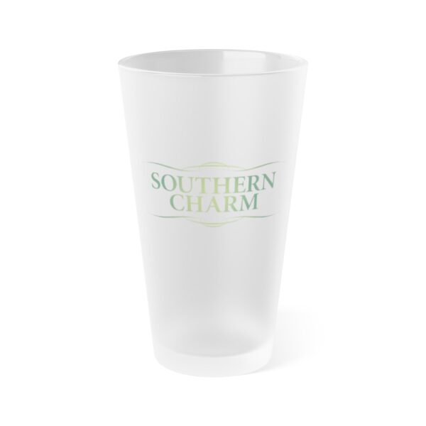 Southern Charm Frosted Pint Glass, 16oz