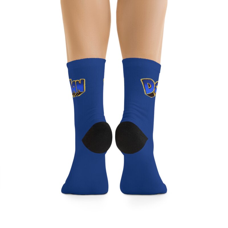 Dog Man Recycled Poly Socks - Image 2