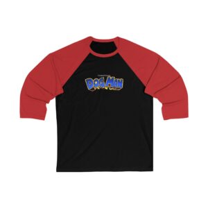 Dog Man Unisex 3/4 Sleeve Baseball Tee