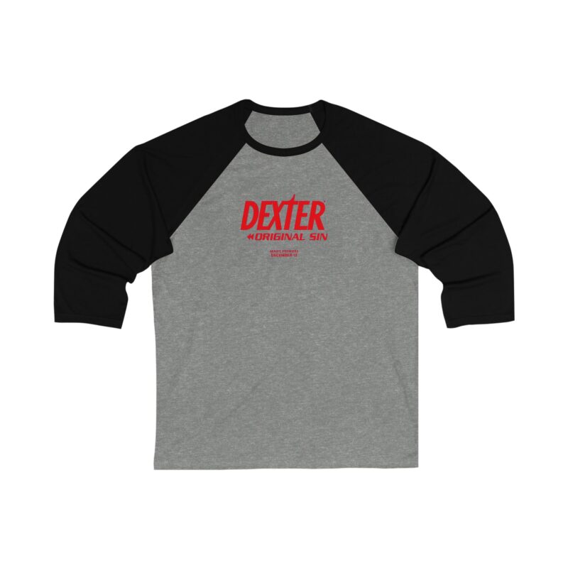 Dexter: Original Sin Unisex 3/4 Sleeve Baseball Tee - Image 3