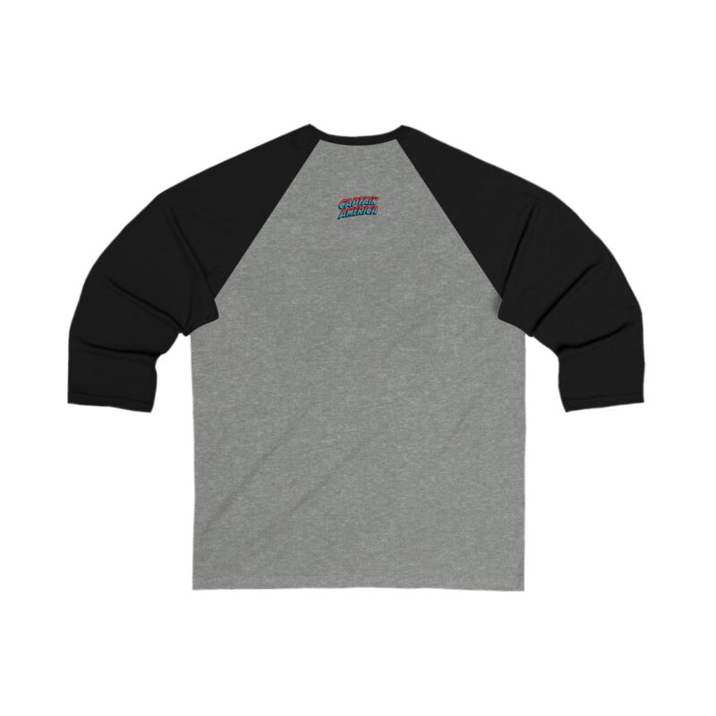 Captain America Unisex 3/4 Sleeve Baseball Tee - Image 4