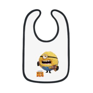 Despicable Me 4 Baby Contrast Trim Jersey Bib