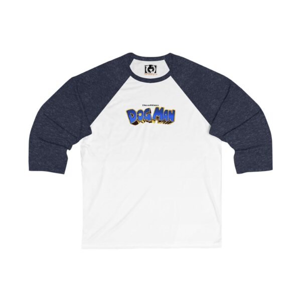 Dog Man Unisex 3/4 Sleeve Baseball Tee - Image 5