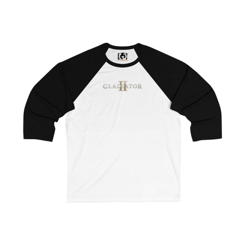 Gladiator II Unisex 3/4 Sleeve Baseball Tee