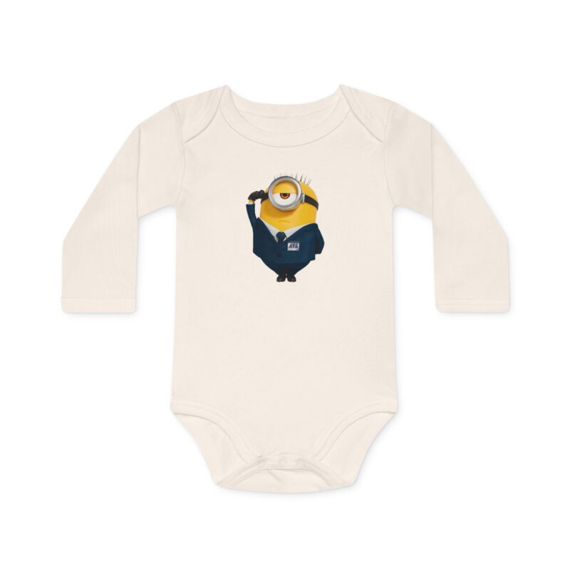 Despicable Me 4 Baby Long-Sleeve Organic Bodysuit - Image 7