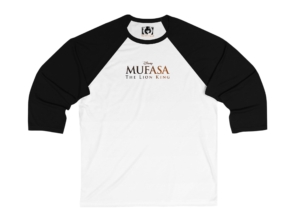 Mufasa: The Lion King Unisex 3/4 Sleeve Baseball Tee