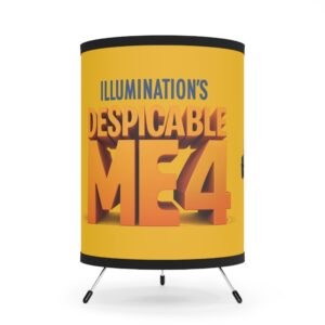Despicable Me 4 Tripod Lamp with High-Res Printed Shade, USCA plug