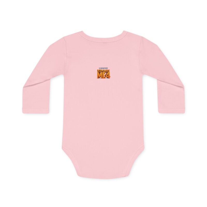 Despicable Me 4 Baby Long-Sleeve Organic Bodysuit - Image 5