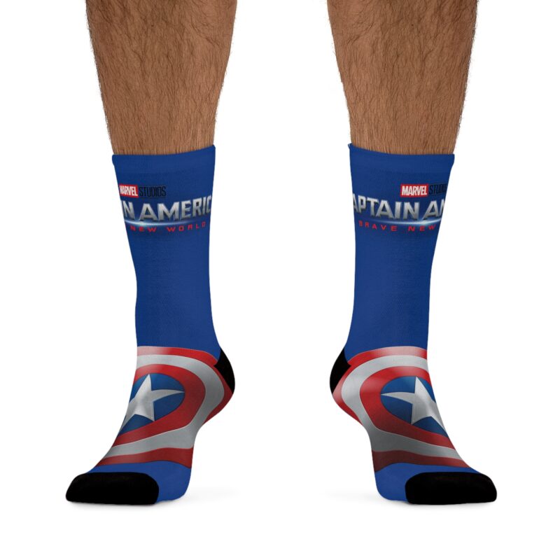 Captain America: Brave New World Recycled Poly Socks - Image 3
