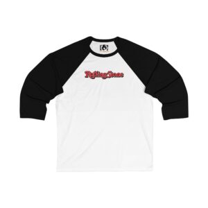 Rolling Stone Magazine Unisex 3/4 Sleeve Baseball Tee