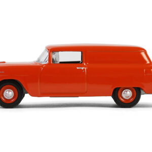 1955 Chevrolet Sedan Delivery Orange Red "First in Appearance and Performance" "Vintage Ad Cars" Series 11 1/64 Diecast Model Car by Greenlight