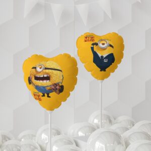 Despicable Me 4 Balloon (Round and Heart-shaped), 11"