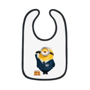 Despicable Me 4 Baby Contrast Trim Jersey Bib