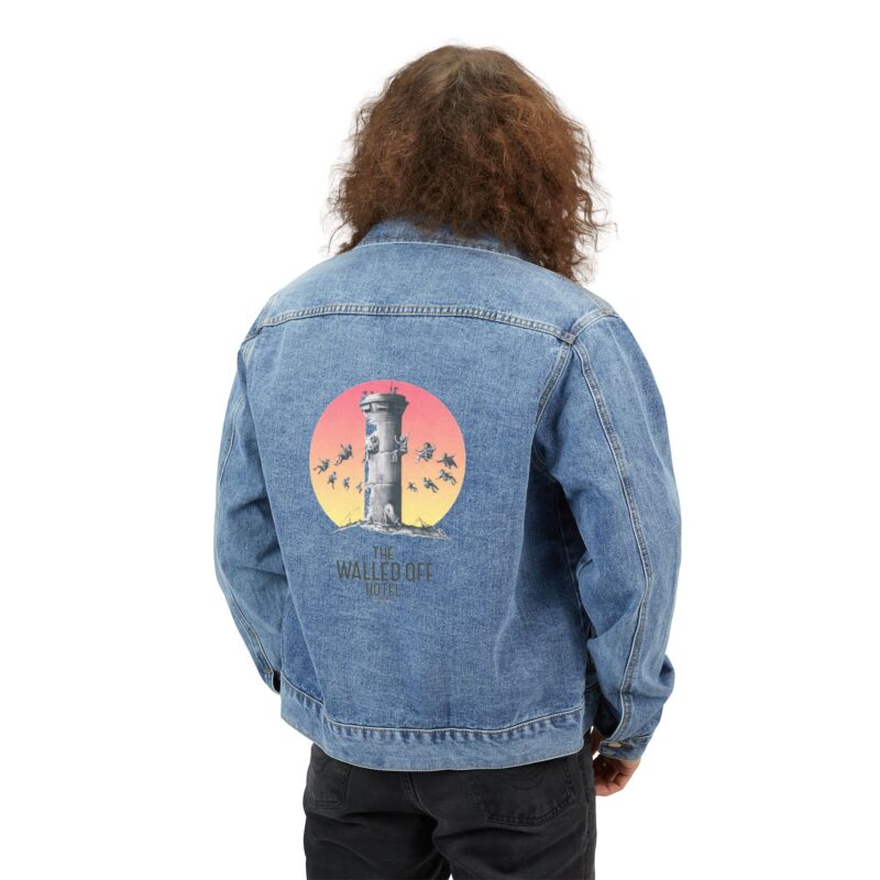 Banksy Walled Off Hotel Men's Denim Jacket - Image 4