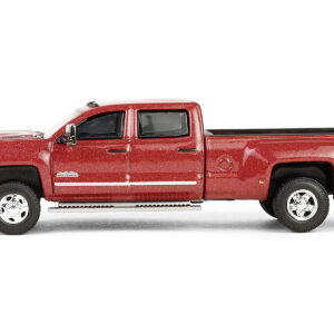 2018 Chevrolet Silverado 3500 HD Dually High Country Pickup Truck Cajun Red Metallic "Dually Drivers" Series 15 1/64 Diecast Model Car by Greenlight