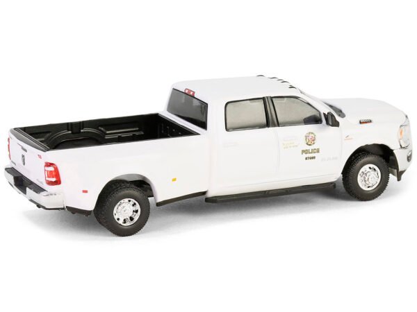 2023 Ram 3500 Laramie Dually Pickup Truck "LAPD (Los Angeles Police Department)" White "Dually Drivers" Series 15 1/64 Diecast Model Car by Greenlight