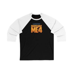 Despicable Me 4 Unisex 3/4 Sleeve Baseball Tee