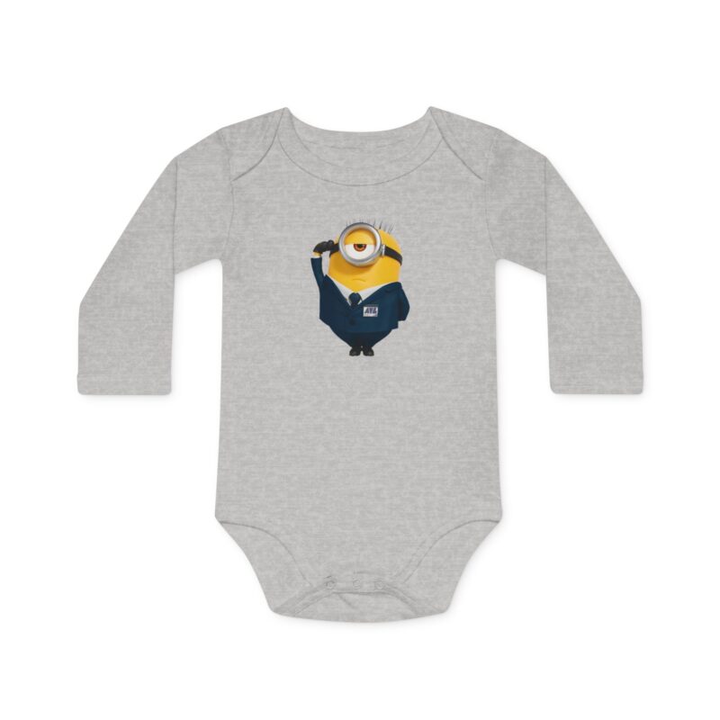 Despicable Me 4 Baby Long-Sleeve Organic Bodysuit - Image 10