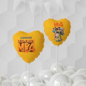 Despicable Me 4 Balloon (Round and Heart-shaped), 11"