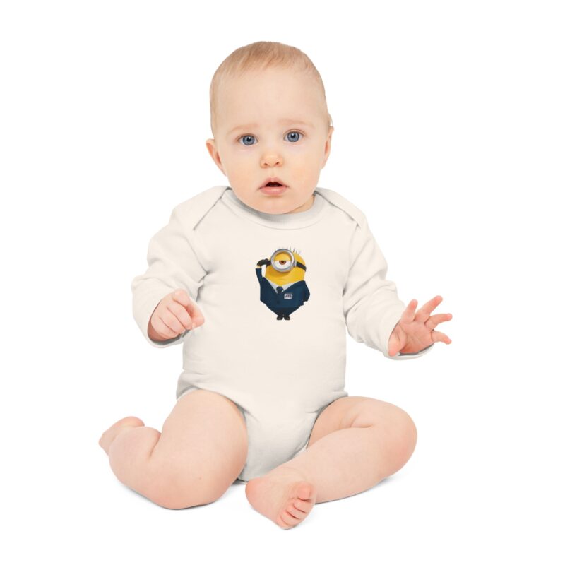 Despicable Me 4 Baby Long-Sleeve Organic Bodysuit - Image 9
