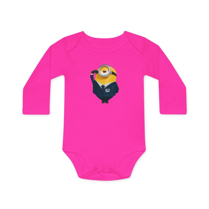 Despicable Me 4 Baby Long-Sleeve Organic Bodysuit - Image 16