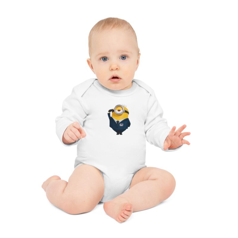 Despicable Me 4 Baby Long-Sleeve Organic Bodysuit - Image 3