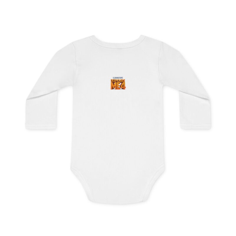Despicable Me 4 Baby Long-Sleeve Organic Bodysuit - Image 2