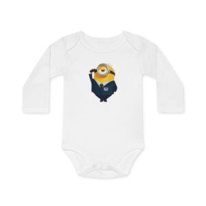 Despicable Me 4 Baby Long-Sleeve Organic Bodysuit