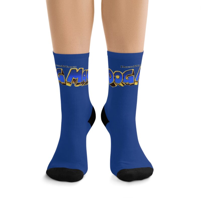 Dog Man Recycled Poly Socks