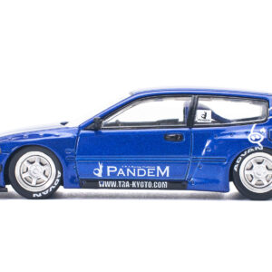 Pandem Civic EG6 RHD (Right Hand Drive) Blue Metallic 1/64 Diecast Model Car by Pop Race
