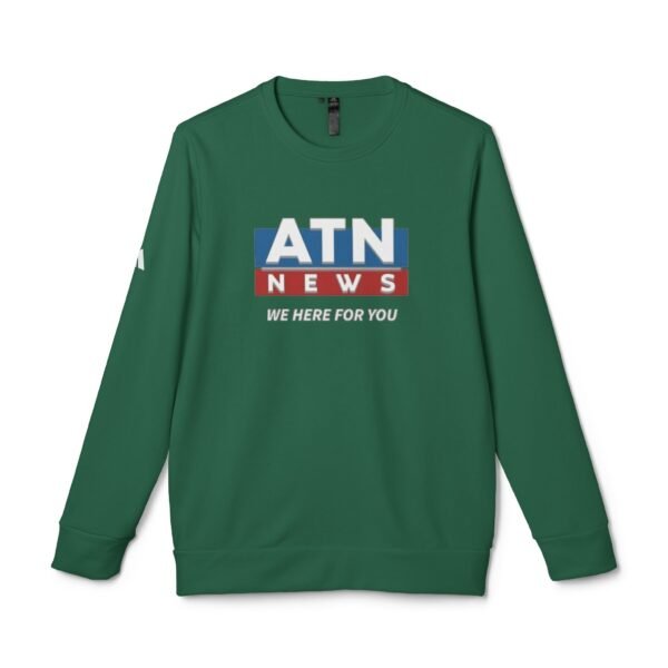 Succession Adidas Unisex Fleece Crewneck Sweatshirt - Image 5