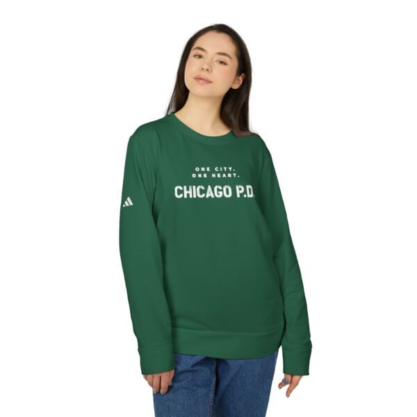Chicago P.D. Adidas Unisex Fleece Crewneck Sweatshirt - Image 7