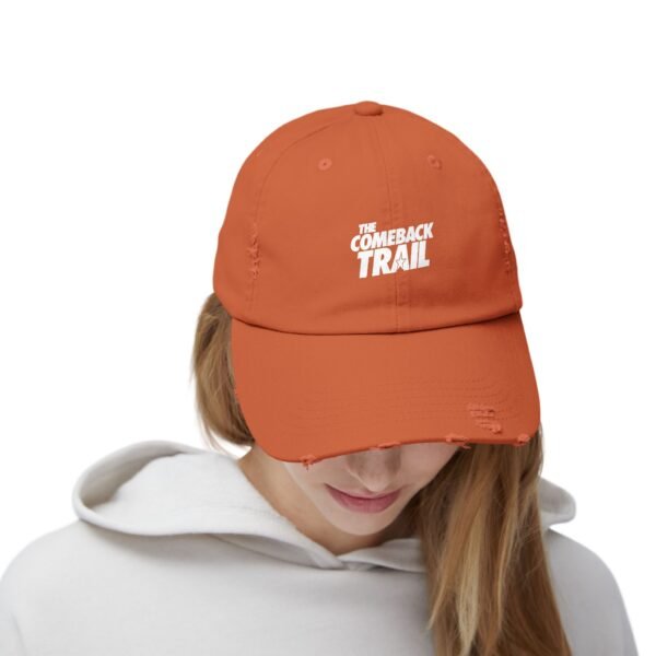 The Comeback Trail Unisex Distressed Cap - Image 4