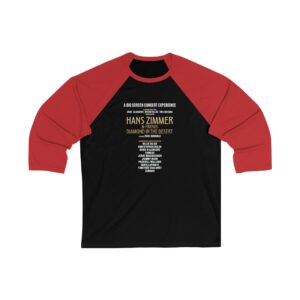 Hans Zimmer & Friends: Diamond in the Desert Unisex 3/4 Sleeve Baseball Tee