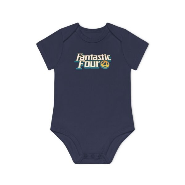 Fantastic Four Baby Organic Short Sleeve Bodysuit - Image 55