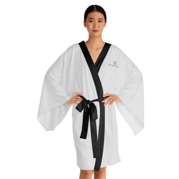 The White Lotus Long Sleeve Kimono Robe (aka Lab Coat) - Image 5