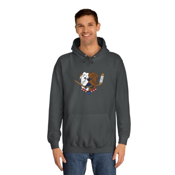 Shorsey 'Sudbury Blueberry Bulldogs' Unisex College Hoodie - Image 7