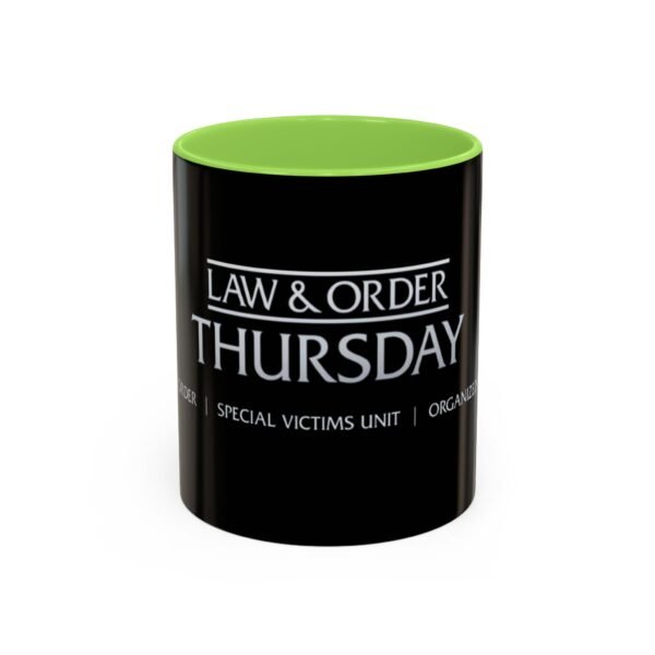 Law & Order Thursday Colorful Mugs (11oz, 15oz) - Image 29