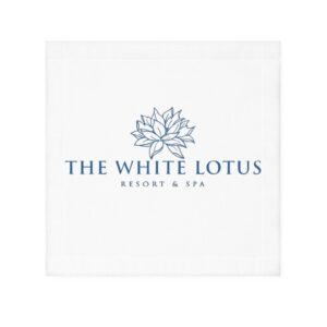 The White Lotus Face Towel