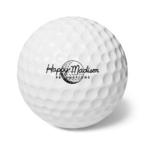 Happy Gilmore Happy Madison Golf Balls, 6pcs