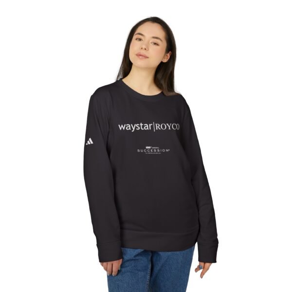 Succession Adidas Unisex Fleece Crewneck Sweatshirt - Image 3