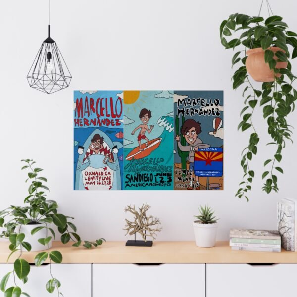 Marcello Hernandez Tour Poster Matte Posters - Image 3