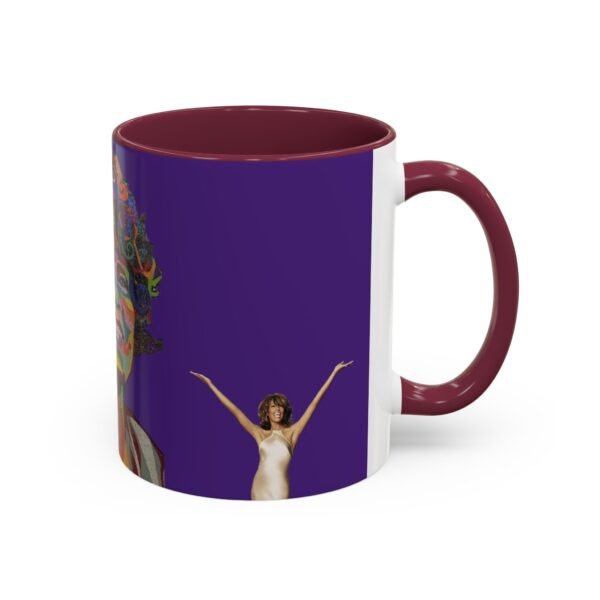 Whitney Houston Mural / Newark, NJ Colorful Mugs (11oz, 15oz) - Image 34