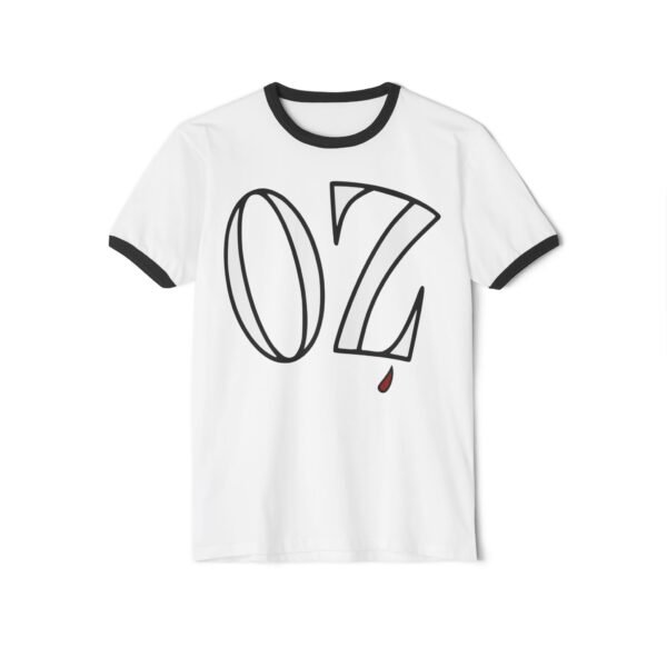 Oz Unisex Cotton Ringer T-Shirt - Image 5