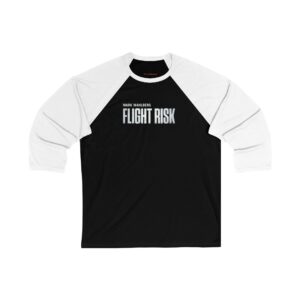 Flight Risk Unisex 3/4 Sleeve Baseball Tee