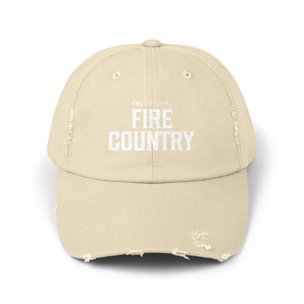 Fire Country Unisex Distressed Cap