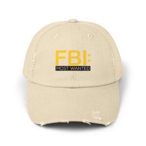 FBI: Most Wanted Unisex Distressed Cap
