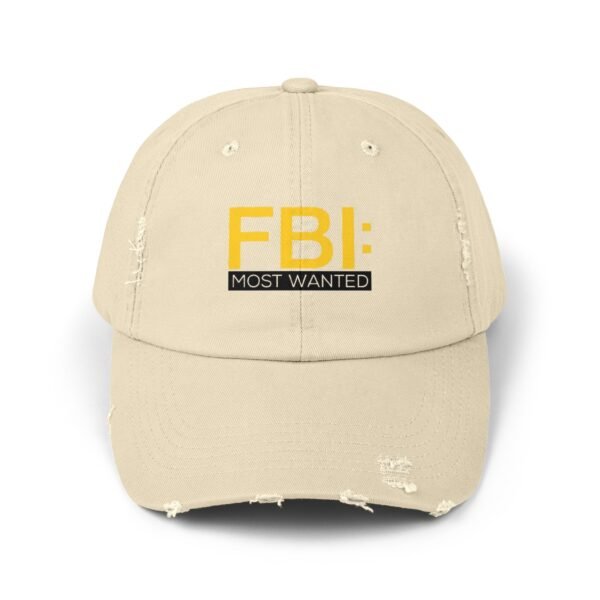 FBI: Most Wanted Unisex Distressed Cap