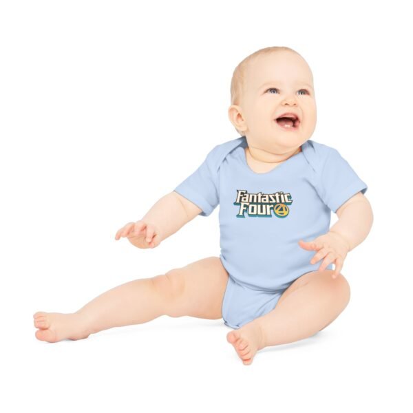 Fantastic Four Baby Organic Short Sleeve Bodysuit - Image 30