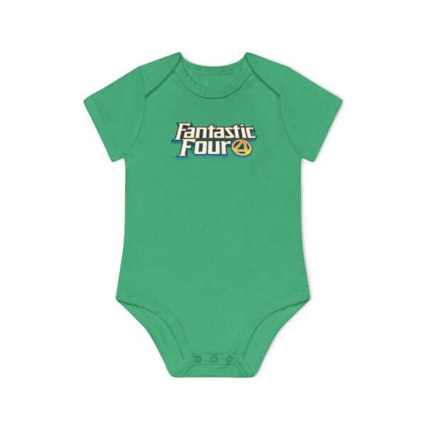 Fantastic Four Baby Organic Short Sleeve Bodysuit - Image 25